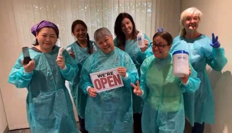 Staff PPE Smiles 1 1 dentist in san diego